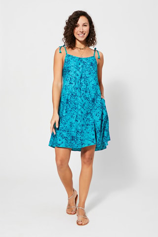 Abito a trapezio - Blu