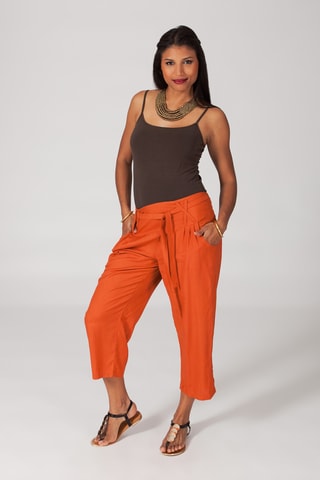 Pantaloni 7/8 - Arancione