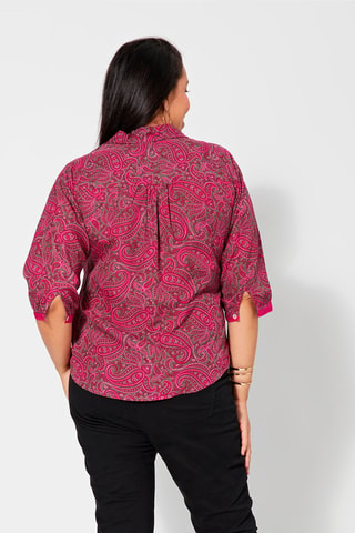 Blusa - Rosa y gris