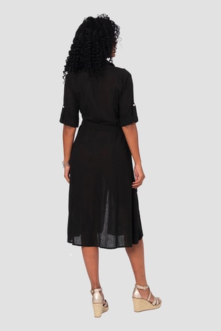 Vestido midi - Negro