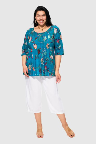 Camisa - Azul y rosa