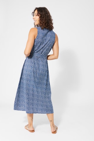 Abito a camicia - Bianco e blu