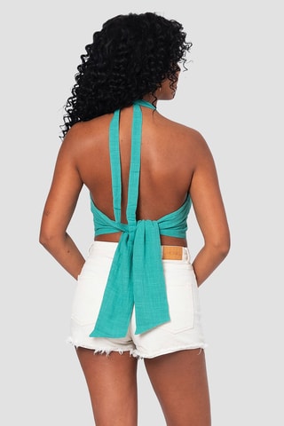 Crop top - Azul