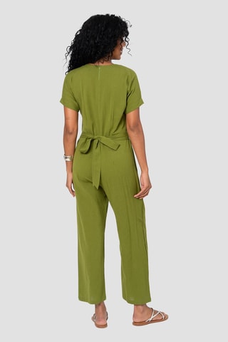 Tuta in lino - Verde
