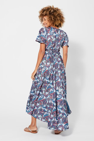 Abito a portafoglio - Rosso e blu