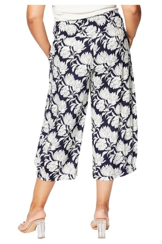 Pantaloni 7/8 - Navy e bianco