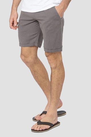 Bermudas de lino - Gris