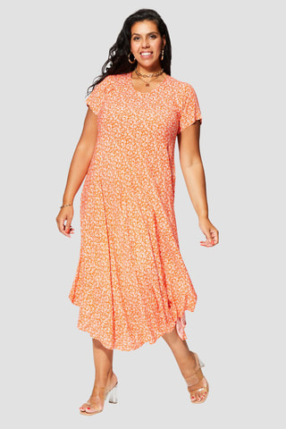 Vestido largo - Naranja