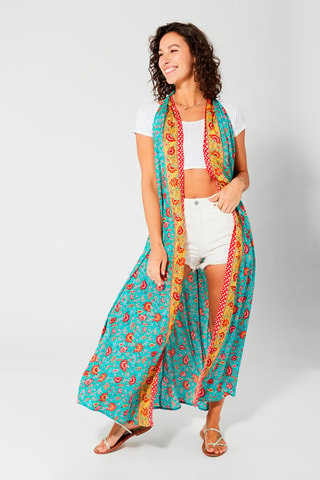 Kimono - Rosso, blu e giallo