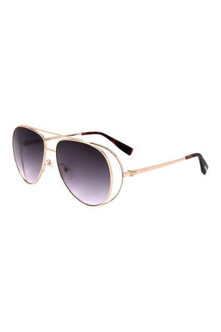 Gafas de sol mujer - Categoría 3 - Trussardi - Dorado, gris, marrón y negro