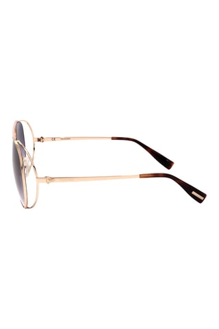 Gafas de sol mujer - Categoría 3 - Trussardi - Dorado, gris, marrón y negro