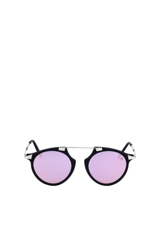 Gafas de sol de hombre Lentes efecto espejo - Categoría 2 - Bobsdrunk - Negro y plateado