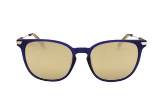 Gafas de sol unisex - Lentes efecto espejo - Categoría 3 - Adidas Original - Azul y marrón
