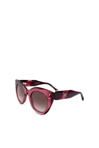 Gafas de sol mujer - Categoría 3 - Carolina Herrera - Rojo, marrón y dorado