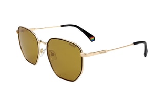 Gafas de sol polarizadas unisex - Categoría 3 - Polaroid - Dorado, negro y verde