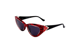 Gafas de sol mujer - Categoría 3 -  Rojo - Guess - Negro, rojo, violeta y plateado