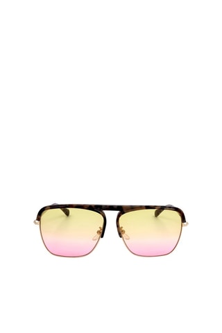 Gafas de sol unisex - Lentes efecto espejo - Categoría 1 - Amarillo, marrón, rosa y dorado
