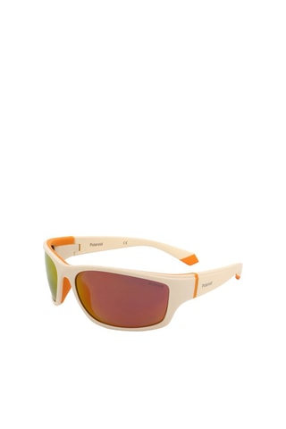 Gafas de sol polarizadas hombre - Lentes efecto espejo - Categoría 3 - Polaroid - Naranja y gris