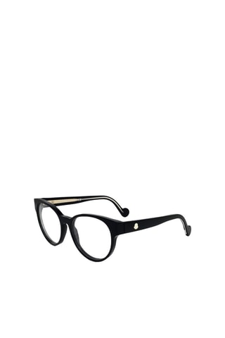 Gafas de vista mujer - Moncler - Negro y dorado