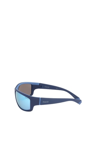 Gafas de sol polarizadas hombre - Lentes efecto espejo - Categoría 3 - Polaroid - Azul y marrón