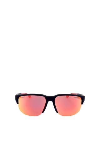 Gafas de sol hombre - Lentes efecto espejo - Categoría 3 - Negro y rojo - Carrera - Negro y rojo