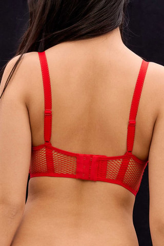 Soutien-gorge corbeille Martine - Rouge