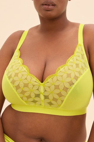 Soutien-gorge sans armatures Garance - Jaune