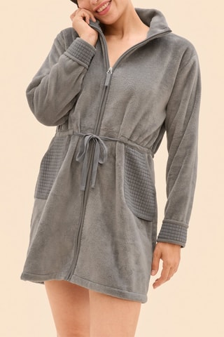 Kimono polaire Pablo - Gris foncé