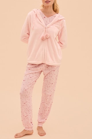 Pyjama 3 pièces Stellaire - Rose poudré