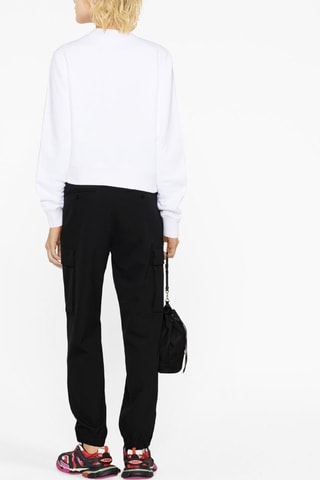 Sweater - wit en bruin