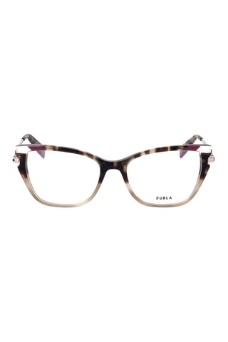 Gafas de vista mujer - Furla - Negro, marrón, violeta y dorado