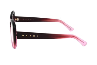 Gafas de vista unisex - Marni - Negro y rosa