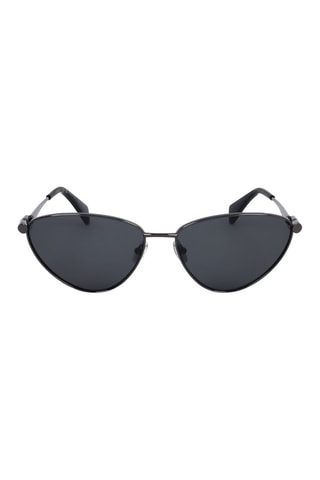 Gafas de sol mujer - Categoría 2 - Lanvin - Negro, dorado y gris