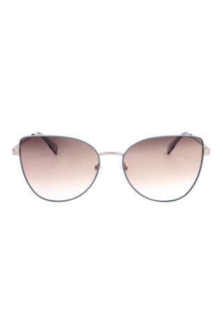 Gafas de sol mujer - Categoría 2 - Longchamp - Azul, marrón y dorado