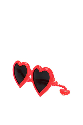 Gafas de sol unisex - Categoría 2 - Jeremy Scott by Linda Farrow - Blanco, rojo y dorado