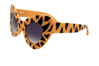 Gafas de sol mujer - Categoría 3 - Jeremy Scott by Linda Farrow - Negro, naranja y gris