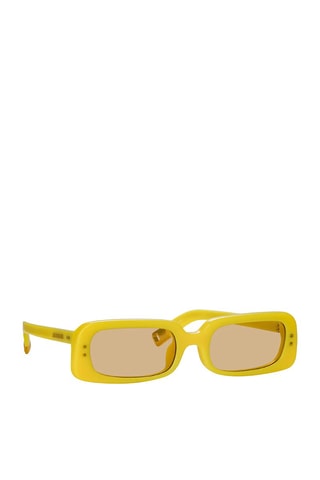 Gafas de sol unisex - Categoría 3 - Jacquemus - Beige y amarillo
