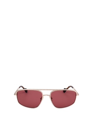 Gafas de sol unisex - Categoría 2 - Lanvin - Rojo, marrón y dorado
