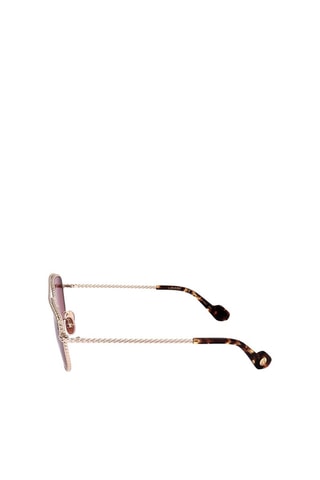 Gafas de sol unisex - Categoría 2 - Lanvin - Rojo, marrón y dorado