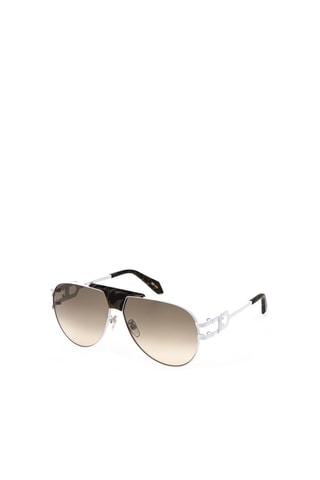 Gafas de sol hombre - Categoría 1 - Just Cavalli - Negro y plateado
