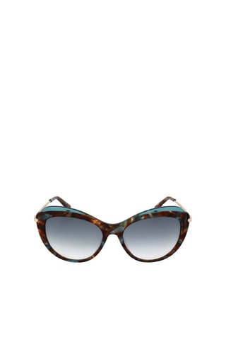 Gafas de sol mujer - Categoría 2 - Longchamp - Azul y marrón