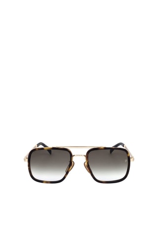 Gafas de sol hombre - Categoría 2 - David Beckham - Negro, verde, marrón y dorado