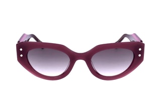 Gafas de sol mujer - Categoría 2 - Carolina Herrera - Plateado, gris y rojo