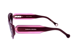Gafas de sol mujer - Categoría 2 - Carolina Herrera - Plateado, gris y rojo