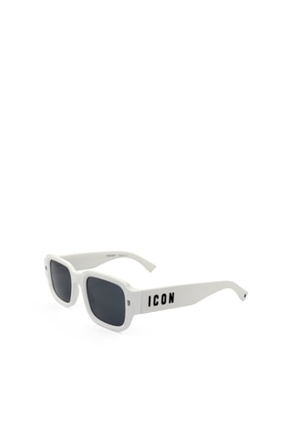 Gafas de sol hombre - Categoría 3 - Dsquared2 - Blanco y plateado