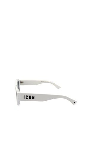 Gafas de sol hombre - Categoría 3 - Dsquared2 - Blanco y plateado