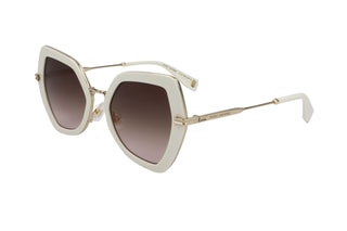 Gafas de sol mujer - Categoría 2 - Marc Jacobs Runway - Blanco y dorado