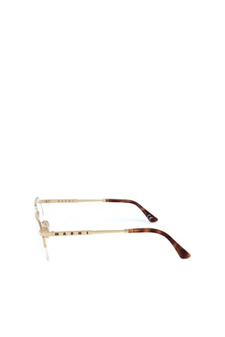 Gafas de vista mujer - Marni - Marrón y dorado