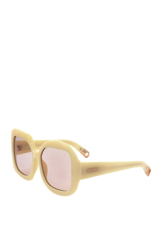 Gafas de sol mujer - Categoría 1 - Beige y amarillo