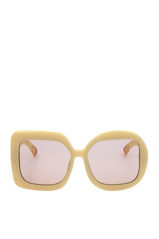 Gafas de sol mujer - Categoría 1 - Beige y amarillo